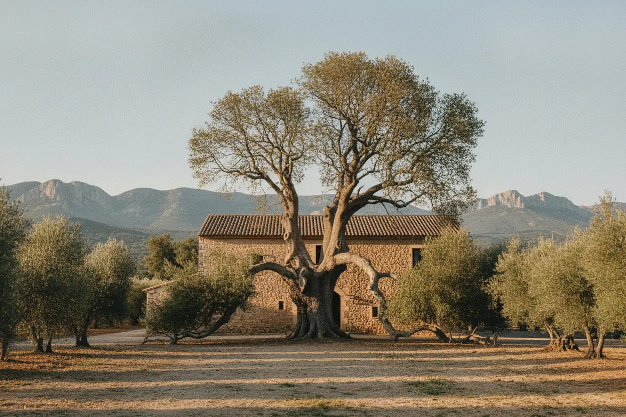 Platane ancien après taille raisonnée et couronne équilibrée à Saint-Rémy-de-Provence